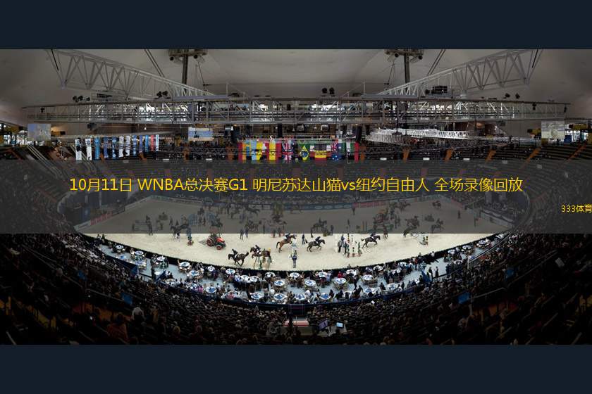 10月11日 WNBA總決賽G1 明尼蘇達山貓vs紐約自由人 全場錄像回放